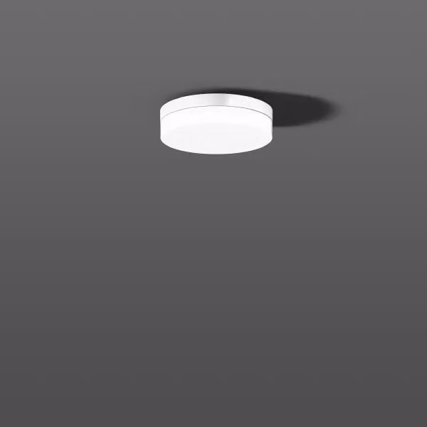 RZB Flat Slim, 13 W, 1300 lm, 840, bianco, lampade da soffitto e da parete on/off, D 230 H 63, 119°, plastica (PC) opalina 312135.002.3