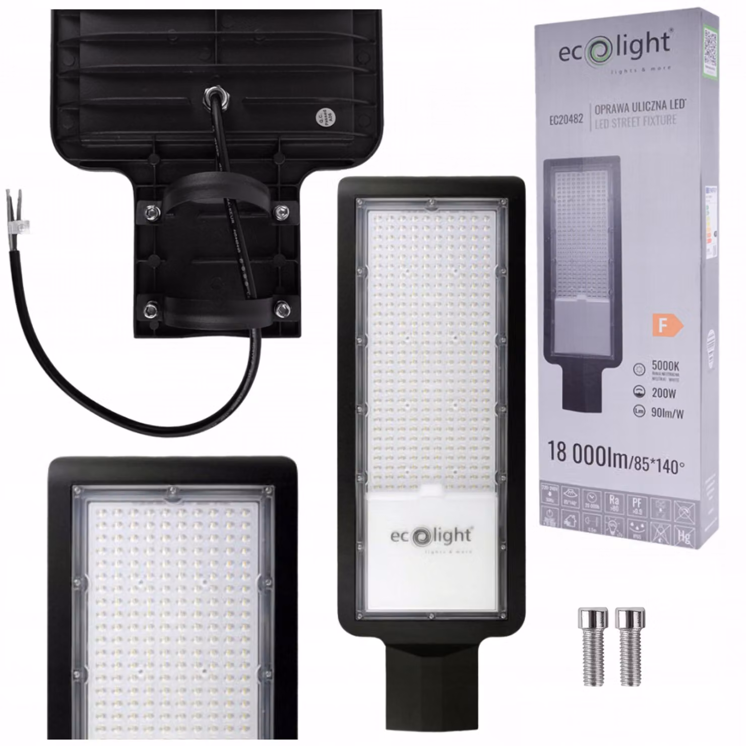Lanterna stradale 200W 18000lm 5000K Ecolight EC20482