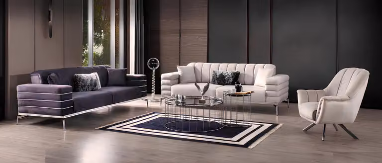 Sofagarnitur 3 3 1 Design Couch Polster Sofas Modern Gruppe Set