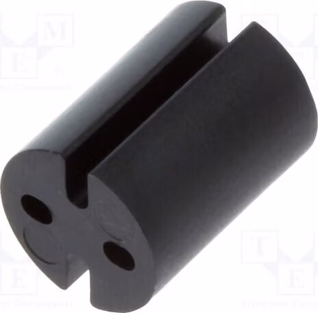 10 distanziatori, diametro esterno: 4,8 mm, diametro LED: 3 mm, lunghezza LED: 6,4 mm, colore: nero, codice prodotto: 8GE04V80391. Distanziatori