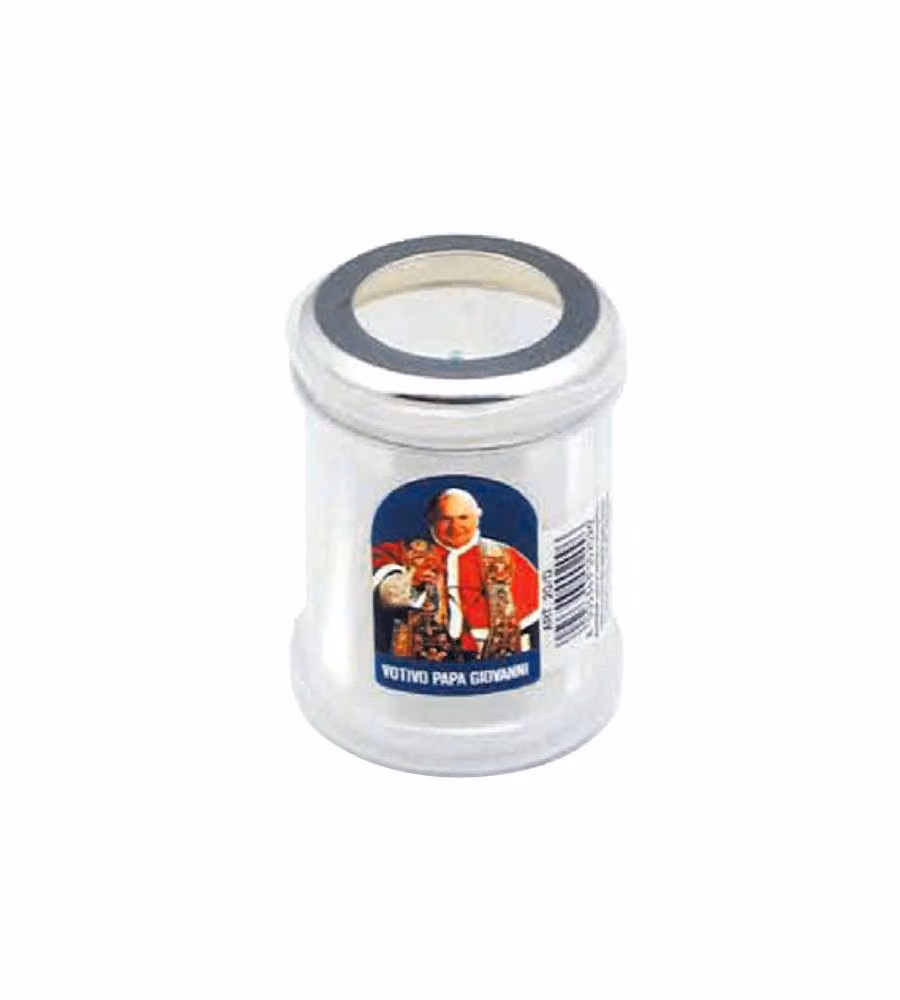 Cero Votivo Luce Eterna Bianco T50