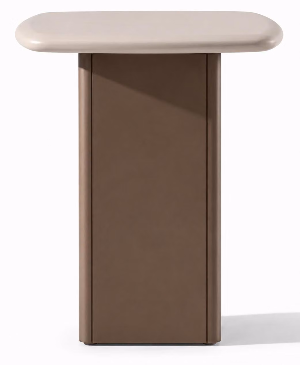 Tavolino ausiliario, stile moderno, colore grigio, nuovo, pratico, comodo, ideale per il soggiorno