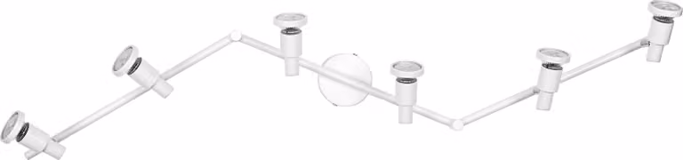 LEDVANCE LED SPOT GU10 6 x 3,4W, 1380lm, bianco, temperatura di colore 2.700K, colore della luce bianco caldo, design senza tempo, lampada LED sostituibile, ideale per interni, CRI 90, teste regolabili