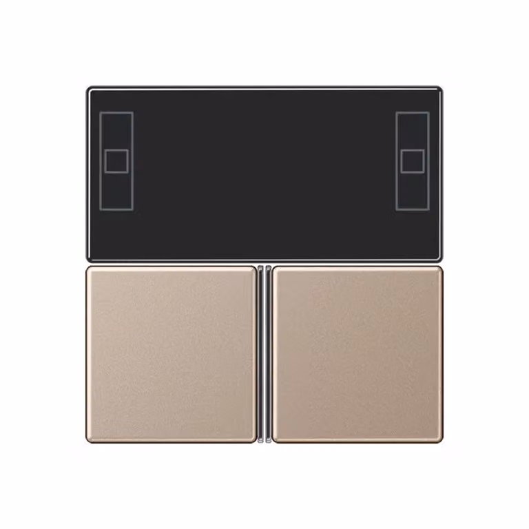 Set di tasti Jung A4093TSACH, completo, color champagne