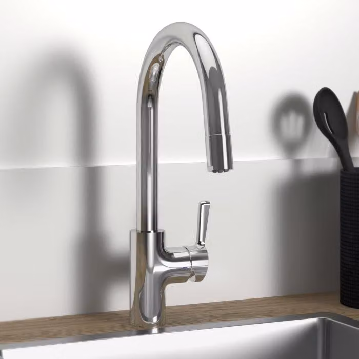 IDEAL STANDARD BE255AA Miscelatore da cucina Ceralife, distanza tra i fori 207 mm, ND