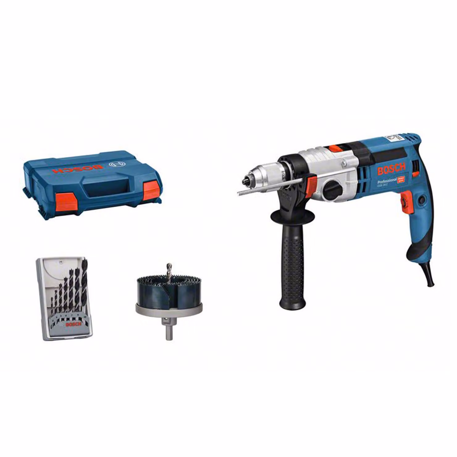 BOSCH 060119C802 BOSCH GSB 24-2 Trapano a percussione professionale