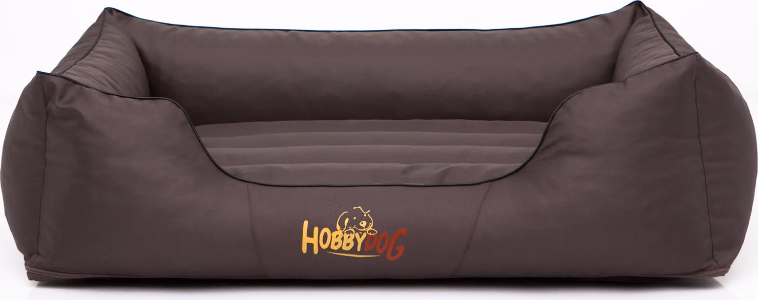 Cuscino per cani Letto per cani - Sfoderabile - Lavabile - Comfort - 85 x 65 x 24 cm [Taglia: XL] - Marrone scuro