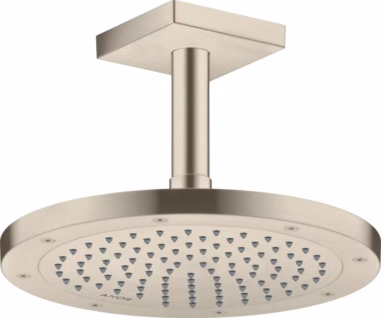 hansgrohe AXOR ShowerSolutions raccord de plafond, carré, 100mm, 26437820, 26437820