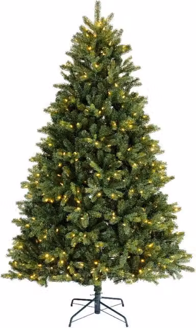 Albero di pino con luci 210x137 cm
