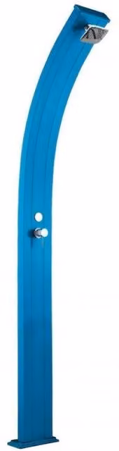 Doccia Solare in Alluminio Spring Arkema Design Blu con Miscelatore da 30 Litri Cv-A100/5012