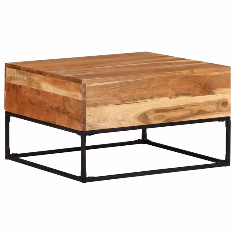Maison Exclusive - Tavolino da caffè 68x68x41 cm, in legno massello di acacia