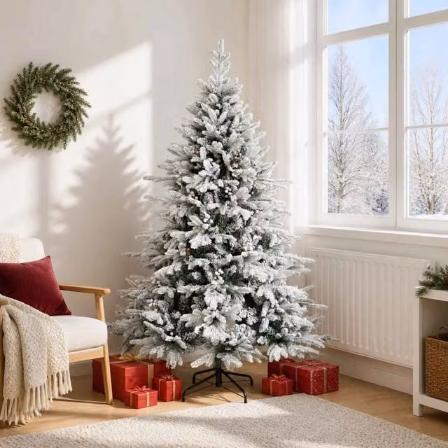 Albero di Natale Artificiale con Rami Pieghevoli 180 cm 42055549