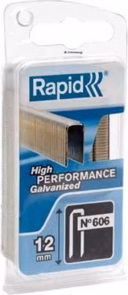 Rapid Tools 40109530 Graffette Rapid a dorso stretto tipo 606, 23 mm, confezione piccola