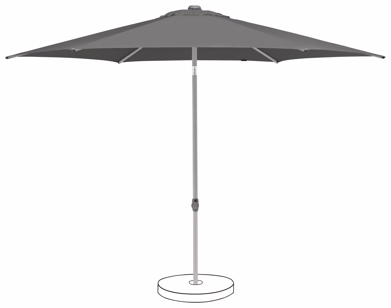 Pop Up 250 cm, grigio pietra