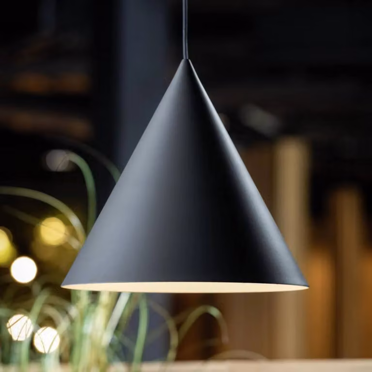 SLV Lampada a sospensione Magico, dimmerabile, Nero, Soggiorno / Sala da pranzo, Alluminio, Moderno, Lampada a sospensione