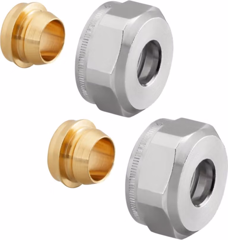 Raccordo a compressione Oventrop Ofix CEP a 2 vie, per Eurocono maschio 3/4" 16 mm
