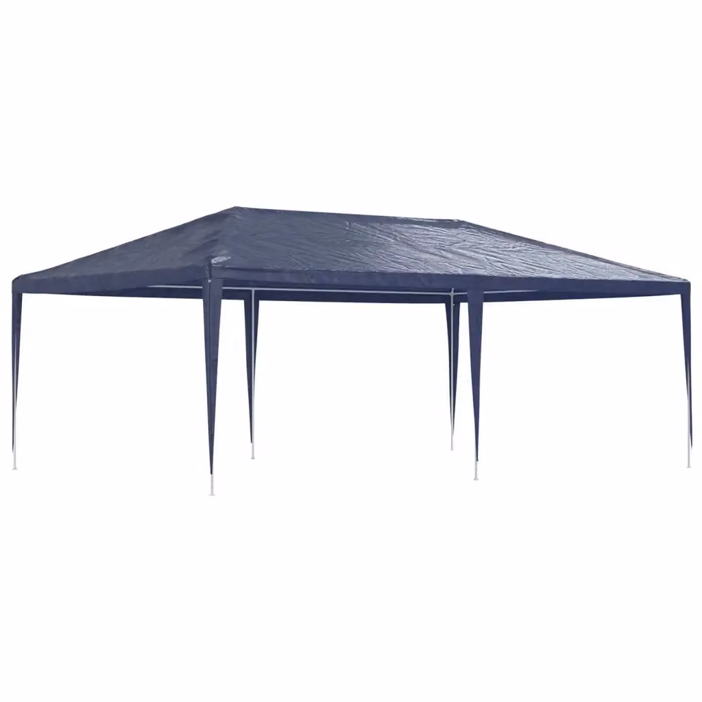 Tenda Gazebo per Feste Design In Blu L: 600 cm, P: 400 cm, H: 270 cm – 2