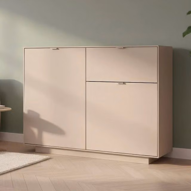 Madia Sivas 01A con 1 cassetto e 2 ante colore cashmere