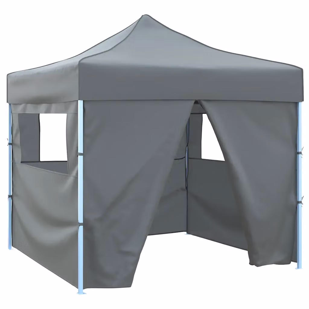 vidaXL Tendone per Feste Pieghevole Pop-Up con 4 Pareti Antracite L: 300 cm, P: 291 cm, H: 315 cm