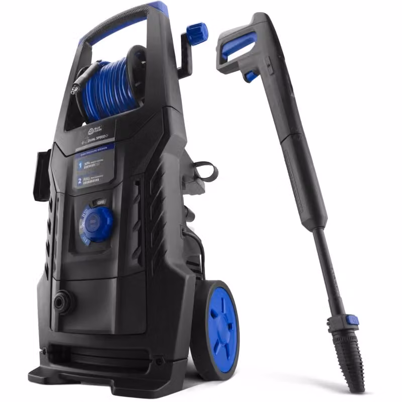 Idropulitrice ad Alta Pressione AR Blue Clean e-2 DUALSPEED D Black, 2200 W, 160 bar, 460 l/h con Doppia Velocità, Sonda Sturatubi e Lavapavimenti – 2