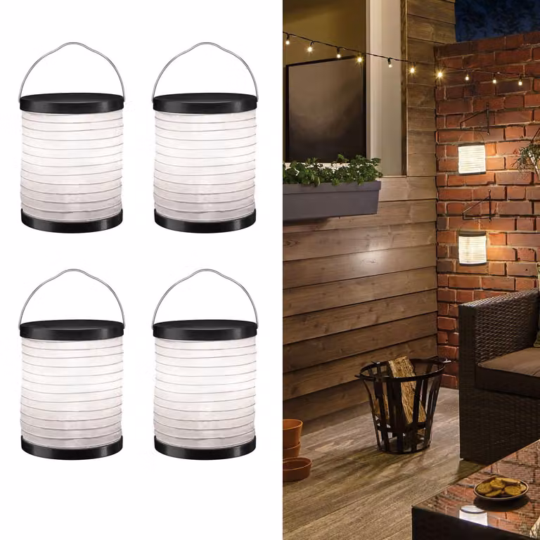 4 x Paulmann Lampada da esterno Mobile a batteria ricaricabile decorativa 3000 K 16 lumen, ricaricabile tramite USB