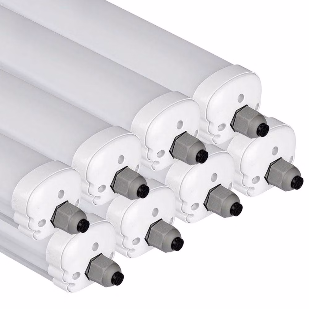 set di 8 luci di diffusione a LED, 4320 lumen, bianco freddo, L 120 cm