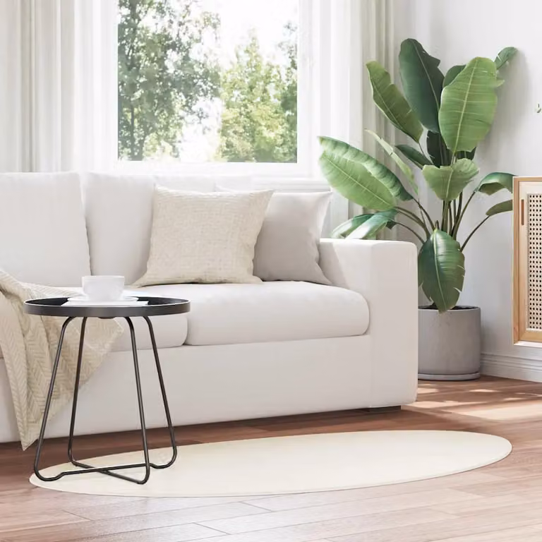 Tappeto moderno vidaXL HUARTE color beige in poliestere, L 160 x P 230 cm