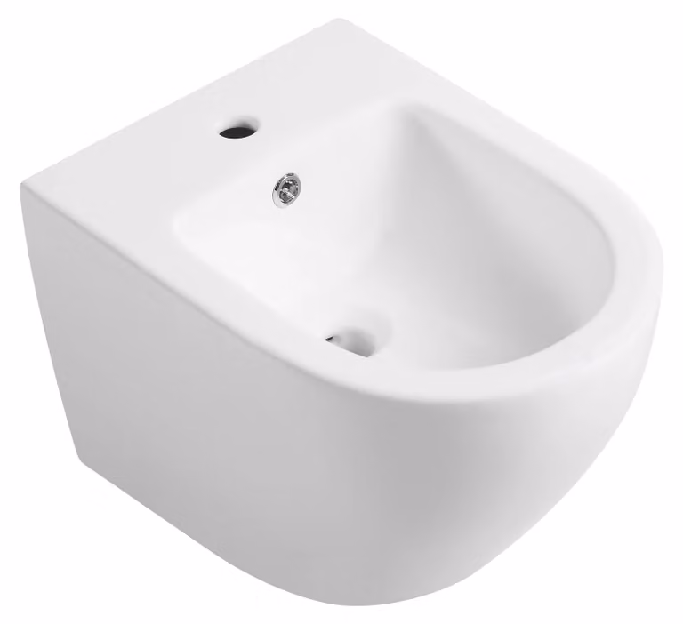 CERANO - Bidet sospeso Verde - bianco opaco - 36x49 cm