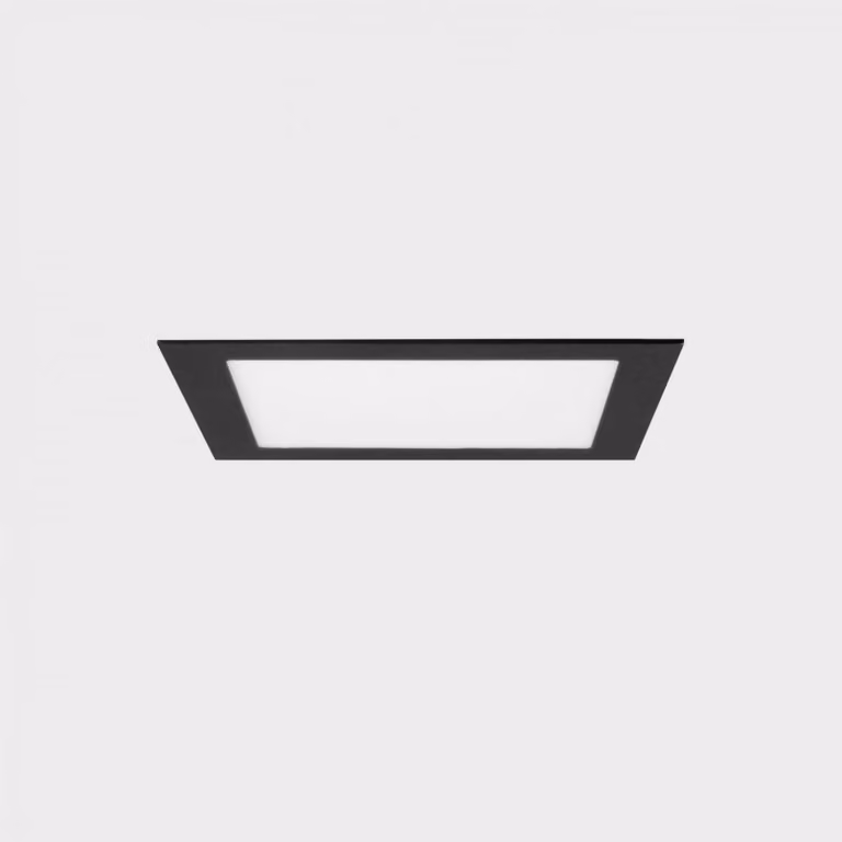 KOHL LIGHTING KOHL-Lighting DISC SQ apparecchio da incasso con cornice 172X172 mm nero 12 W CRI 80 3000K DALI