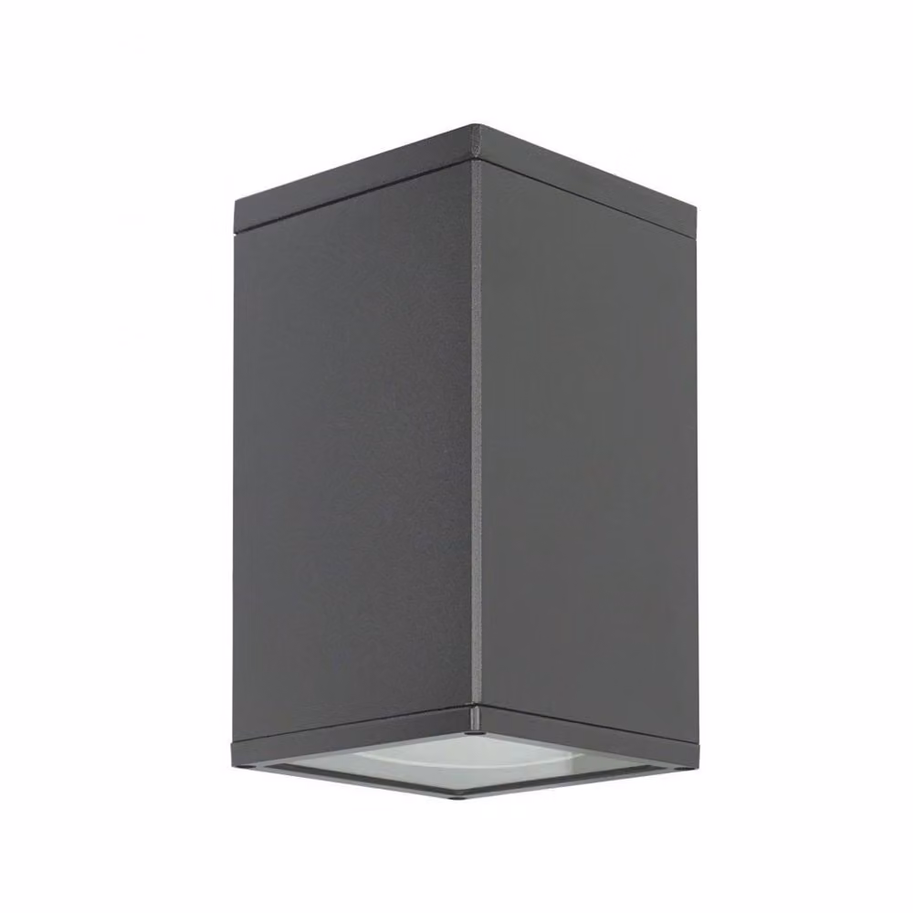 Lampada da soffitto spot esterna 21x12 cm 1xE27 grigio scuro IP54 SU-MA 8003 DG