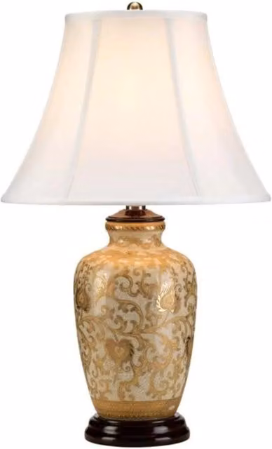 Lampada Da Scrivania Contemporanea Goldthistle Porcellana 1 Luce E27