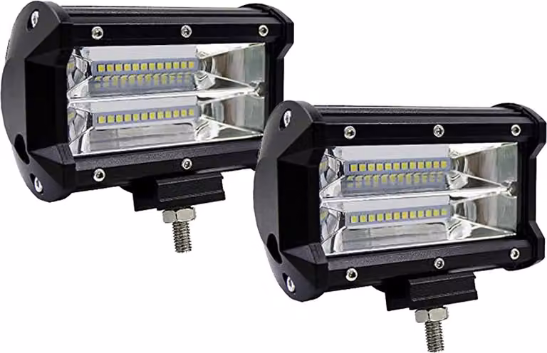 Greenmigo 2X 72W Fari LED per auto Fari supplementari Fari da lavoro IP67 Impermeabili