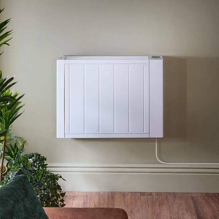 Radiatore Elettrico Ceramica Bianco 1500W 486x665mm Lex ECOSO Hudson Reed