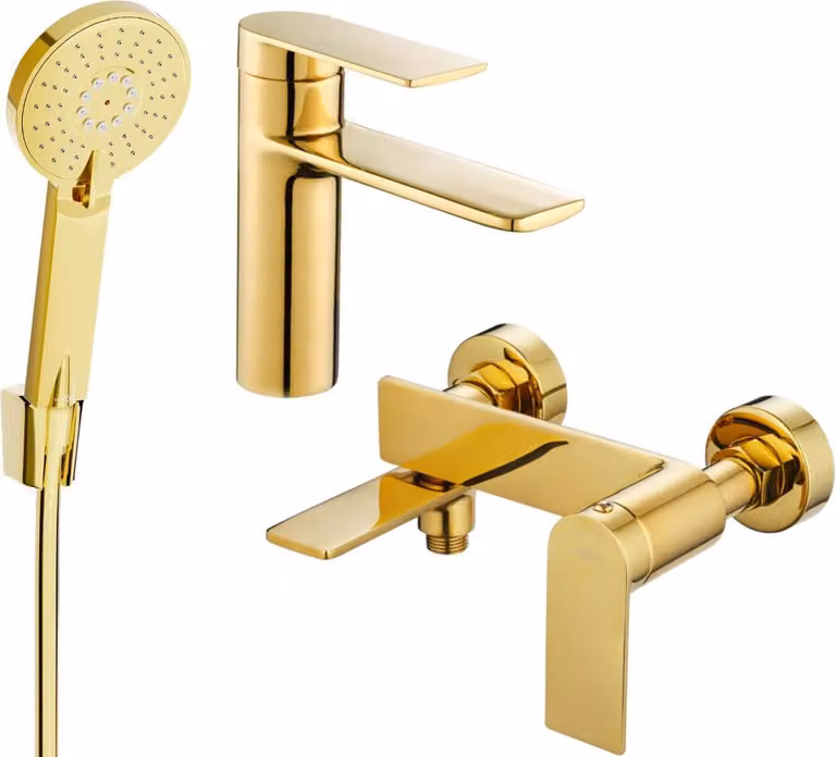 Mexen Zero R40 set da bagno, dorato - 71103R40-50