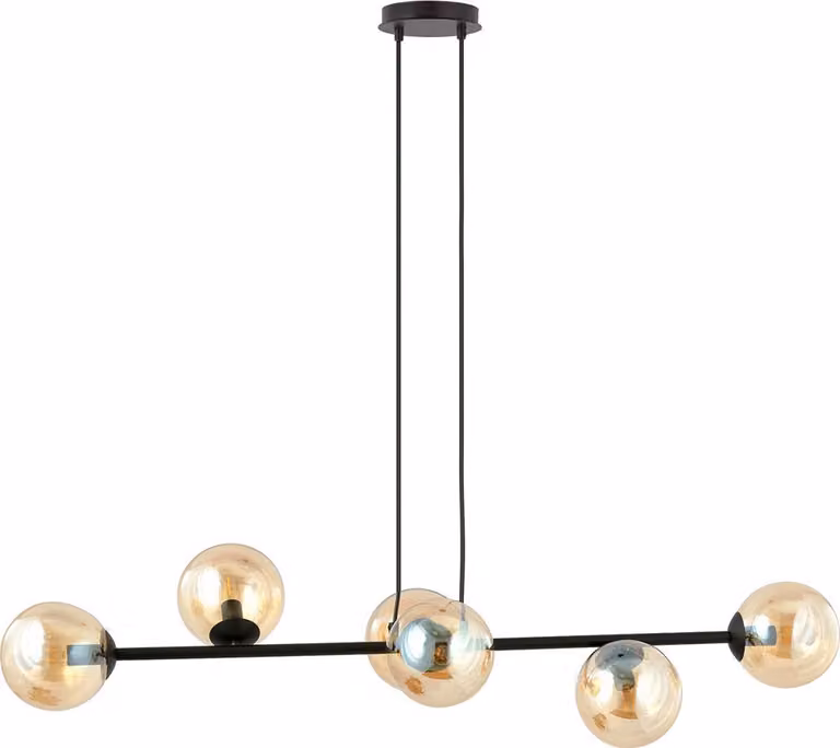 Lampadario Emibig 6xE14 40W ROSSI 6 BL/Miele 876/6
