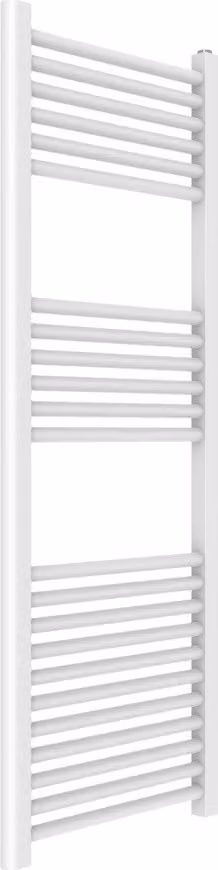 Termoarredo per bagno 45x120 bianco con 23 tubolari