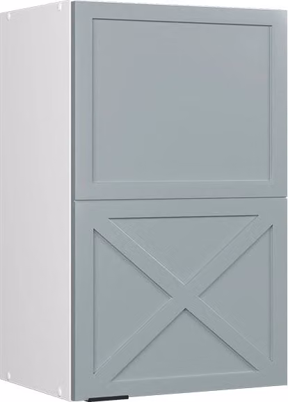 Pensile da cucina Vicco Fame-Line Blu-grigio chiaro e Bianco L: 45 cm – 1