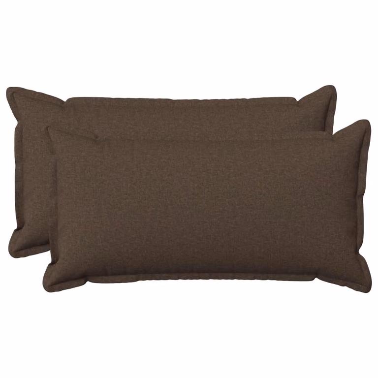 Set di 2 federe vidaXL HOUTEN color tortora, L/P: 40 x 80 cm