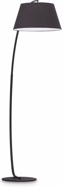 Piantana Moderna Pagoda Metallo Nero 1 Luce E27