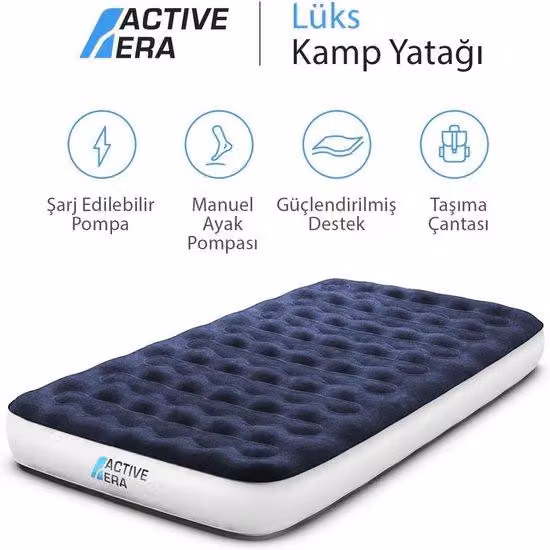Materasso gonfiabile da campeggio con pompa di ricarica USB