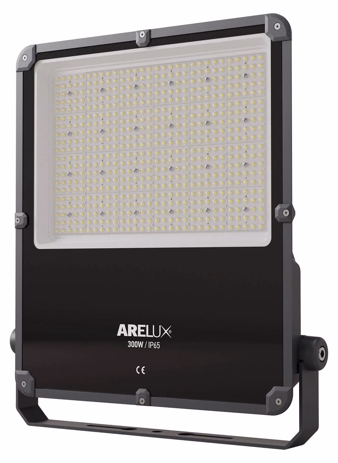 ARELUX XFIELD, proiettore da 300W, 120-277V AC, indice di resa cromatica (CRI) 80, grado di protezione IP65, temperatura di colore 4000K