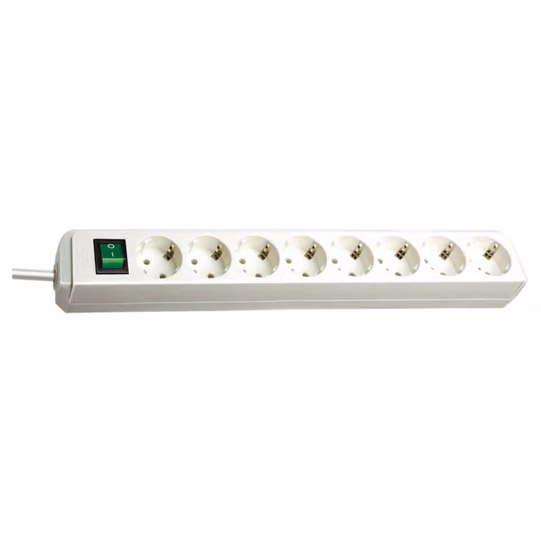 brennenstuhl Steckdosenleiste "Eco-Line", 8-fach, weiá