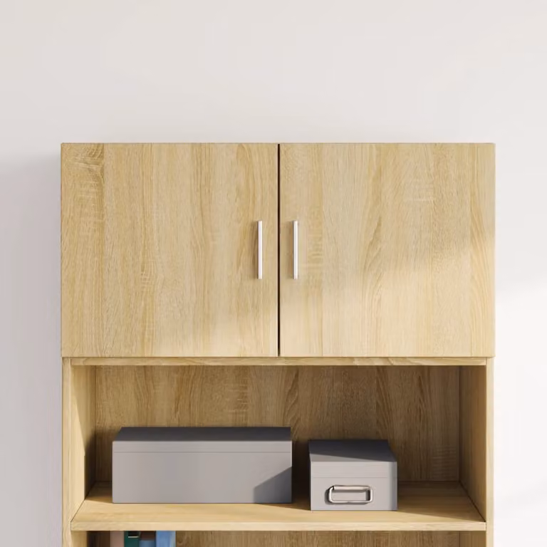 Mobile a parete vidaXL in legno Rovere Sonoma, L 80 cm x P 42,5 cm x H 40 cm