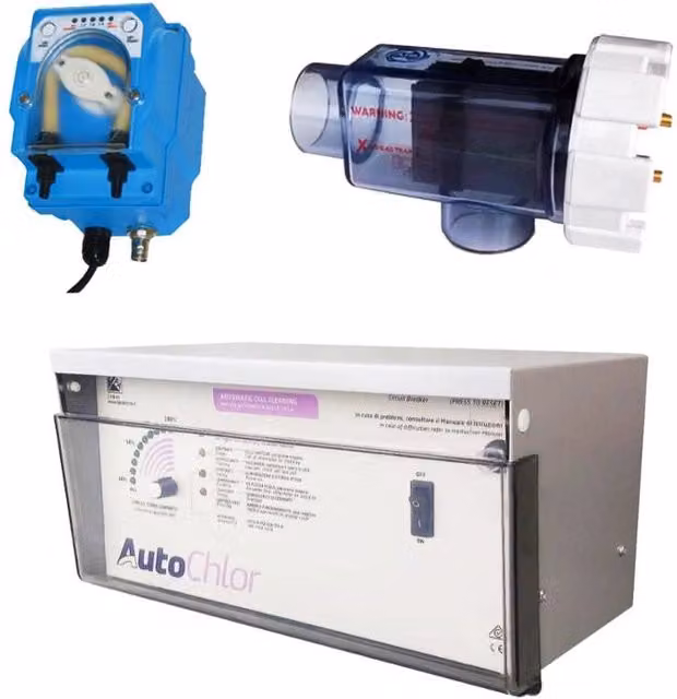 Sterilizzatore a sale e regolatore di pH AutoChlor RP-PH 100 HD per piscine fino a 430 m3