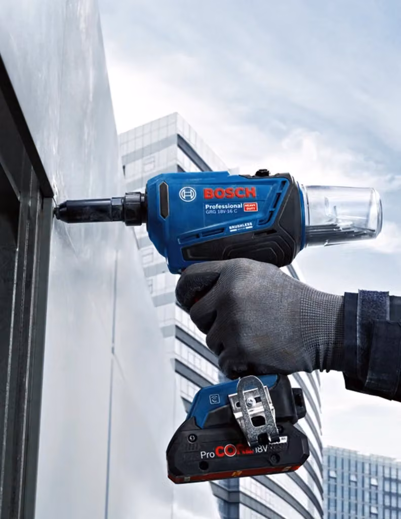 Rivettatrice Bosch GRG 18V-16 C Blu (Solo corpo) – 2
