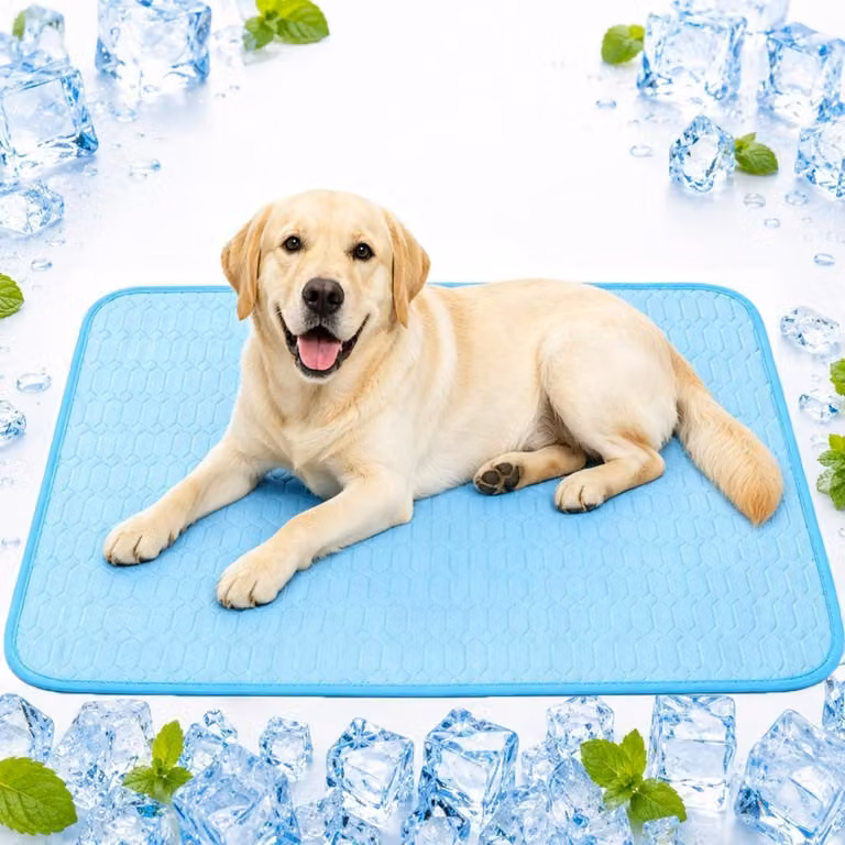 Tappetino refrigerante per cani, 70 x 50 cm, lavabile, auto-raffreddante, ideale per l'estate, da utilizzare in casa o in auto