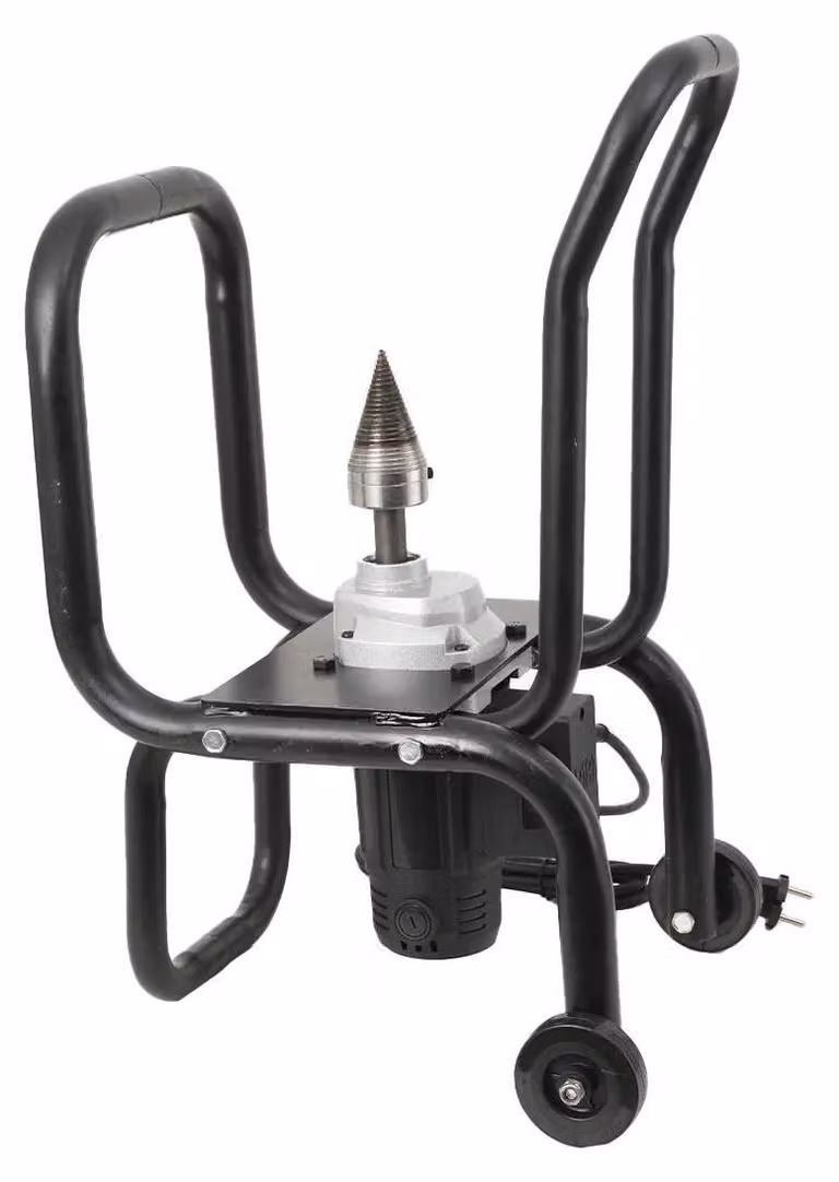 Spaccatura a motore elettrico - Spaccatore idraulico per legna - Motore da 2000 W - 420 giri/min - Diametro massimo del tronco: 20 cm - Telaio in acciaio: 33x32,5x60,5 cm