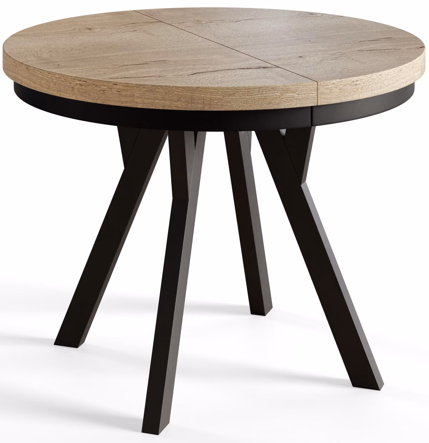 Alpi Moebel, Tavolo da Pranzo Evo, Tavolo per Mangiare Allungabile, Diametro da 120 - 220 cm, Halifax