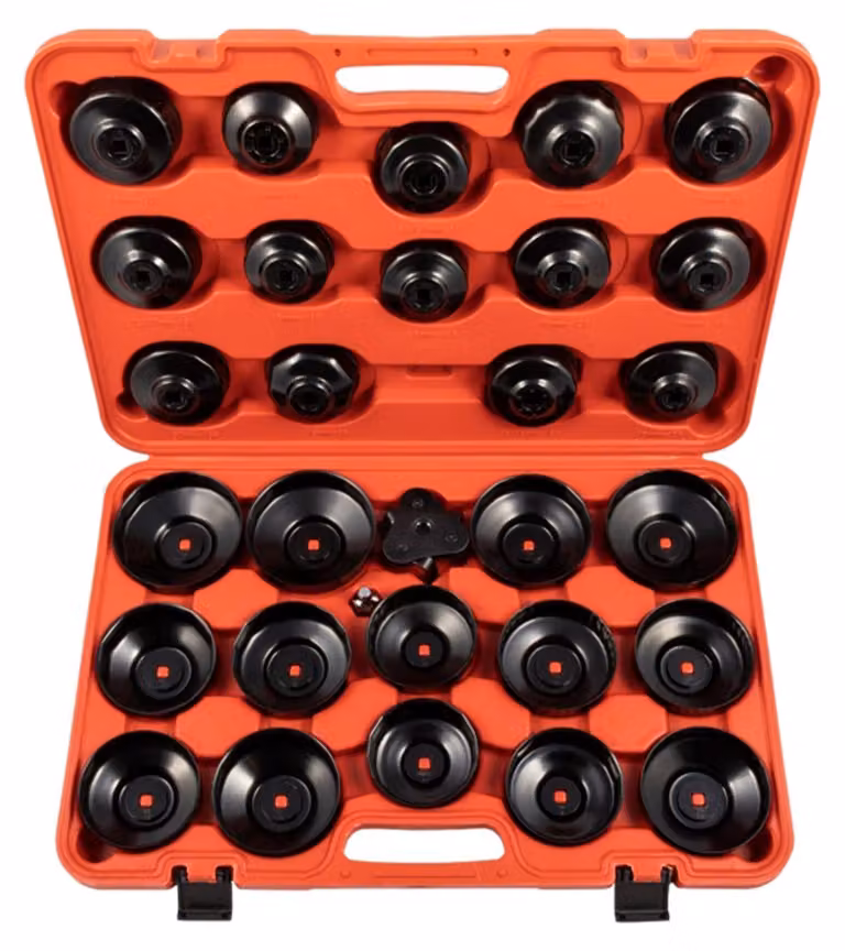 Set-kit chiavi a tazza per filtro olio, coppe smontare filtri auto, 30 pezzi