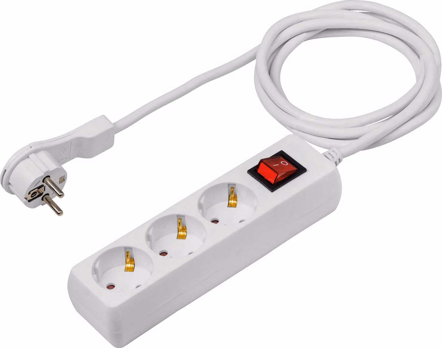 as-Schwabe Interruttore a striscia a 3 vie 230V 16A 2m presa multipla IP20